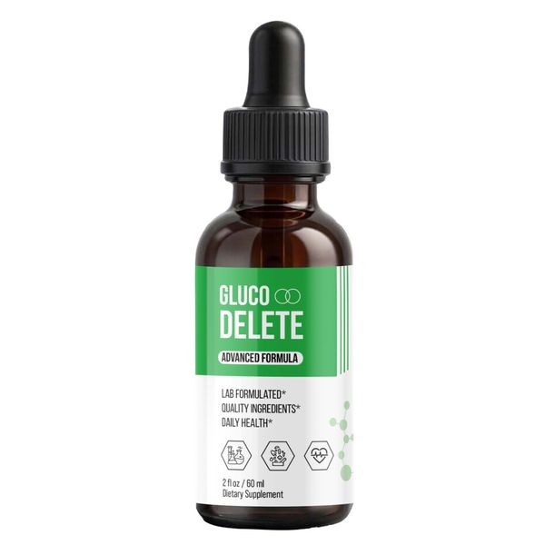 (1 Pack) Gluco Delete Drops, GlucoDelete Premium Liquid Drop Supplement