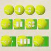 Off The Wall Plates - Tennis Ball Decorative Acrylic Electrical Cover - Single Light Switch