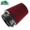 3" 76mm Air Filter Clean Intake for Car High Flow Short Ram/cold Round Cone Red