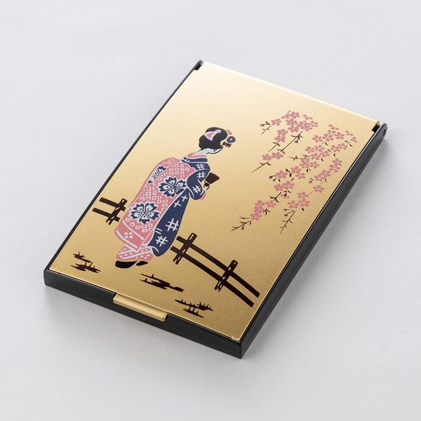 HORIUCHI MIRROR Maki-e Mirror Maiko Napure Mirror Reflects Real Skin Tone, Traditional Crafts, Gift, Made in Japan