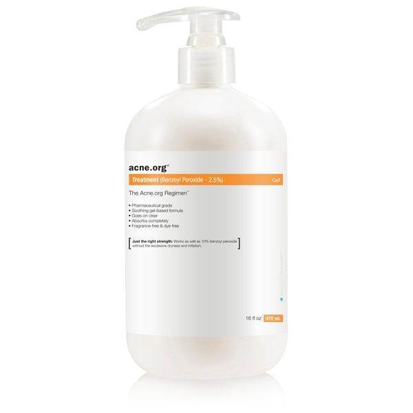Acne.org Treatment (2.5% Benzoyl Peroxide) 16 oz.