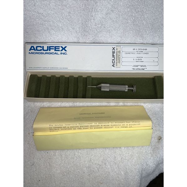 Acufex 013580 Isometric Positioner Depth Gauge