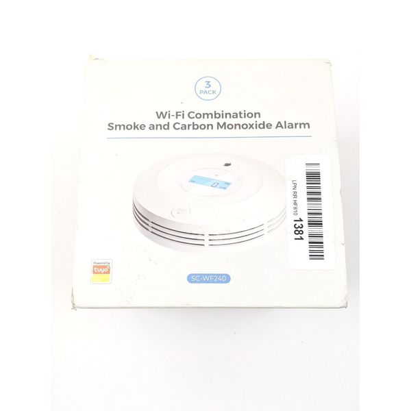 AEGISLINK Combined Smoke & Carbon Monoxide Detector Networked SC-Wf240 3 Pack