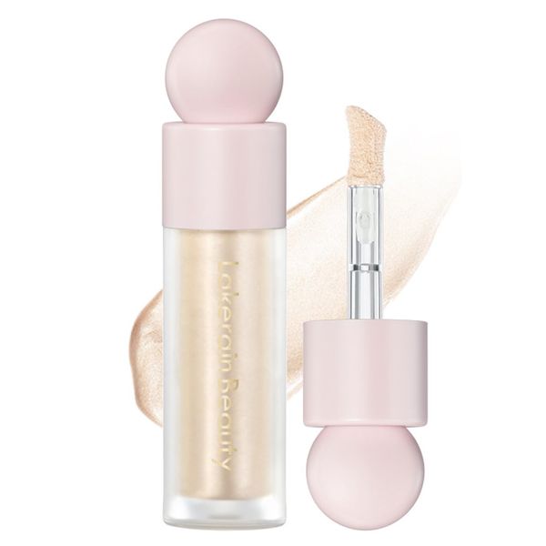 HWSHQY OO Liquid Highlighter Stick,Natural Face Luminizer Stick,Long Lasting Face Illuminator Highlight Stick,Waterproof Face Shimmer Stick,01