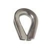5/8" Stainless Steel Wire Rope Thimble for Cable Rail Eye Rigging - 4 Pack