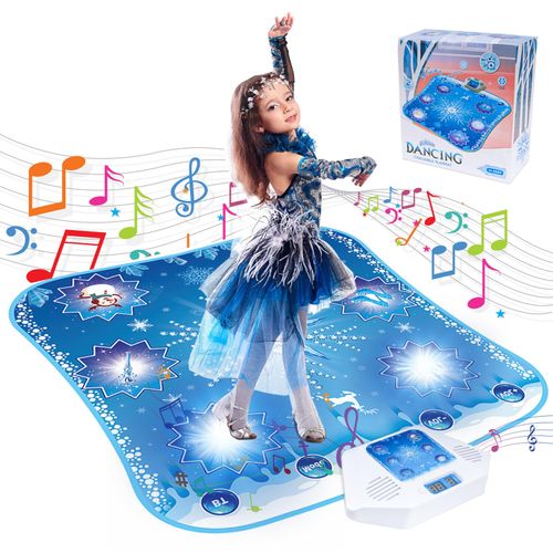 Dance Mat - Frozen Toys for Girls Boys,Electronic Dance Mat with Wireless Bluetooth for Children,Light Up LED Kids Musical Mat, Dance Floor Mat,Birthday Xmas Gifts for 3 5 7 9 10+ Year Old Girls Boys