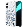 iPhone 16 Plus Case, Back Protective Hardshell Case Magsafe Case Genuine Kate Spade New York (Flowerbed Blue)
