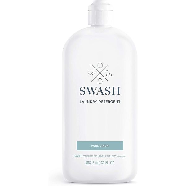 SWASH, Liquid Laundry Detergent, Pure Linen, 83 Loads, 30 Fl. Oz.