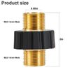 2x M22-14mm Quick Connect Hose Adapter 5000PSI Pressure Washer Connector Fitting