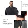LOPHE Hairdressing Cape, Black Waterproof Salon Hair Cutting Cape for Women Men Kids, Hair Dye Cape Hair Cutting Shawl Short Barber Cape, Makeup Apron For Salon Home