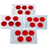 Red Velvet Traditional Kumkum Round Bindis Stickers Forehead Tikka Weddings Festivals Bridal Burgundy Tattoos Indian Style Lightweight Women Gift