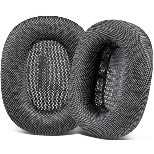 SOPROM Ear Pads Replacement for Airpods Max Over-Ear Headphones, Earpads Cushions with Durable Mesh Fabric, Softer Foam - Space Gray
