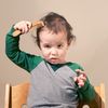 Green Sprouts Wooden Brush and Comb Set, Natural