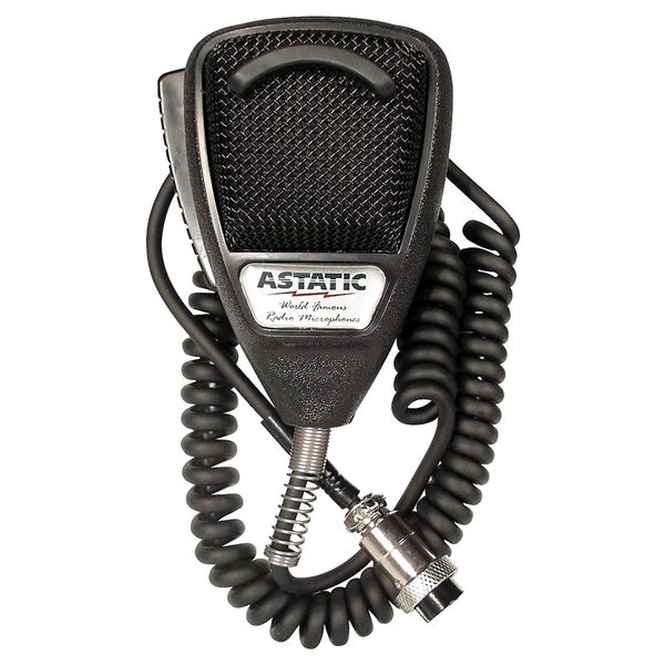 ASTATIC 302-10001 4-Pin Noise-Cancelling Microphone (Black)