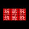 USSP&S 15x Do Not Turn Off Sticker Sign 40x12mm - Switch, Light, Computer, Warning, Machine