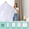ZPECC Queen Flat Sheet Only 1 Pack, Durable White Top Bed Sheets Hypoallergenic Soft Brushed Microfiber Color-Coded Hem Threads, 90"x102"
