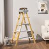 GDLF Modern Wood Cat Tree Tower,  Foldable Ladder Design, Hammock & Scratch Post
