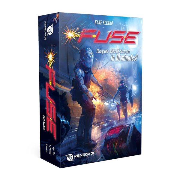 Renegade Game Studios Fuse Board Game, for Ages 10+, Playing Time 10 Minutes, 1-5 Players, Cooperative Dice Game