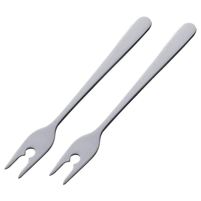 Shimomura Kihan Tsubame Sanjo 43074 Deli Forks, Remove Morsels from Skewers,Stainless Steel, Yakitori, Kebab Dishes, Mitarashi Dumplings, Made in Japan