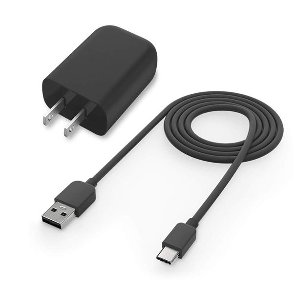 Quick Charging 3.0 KIT Compatible with Dell XPS 13 9305 Wall Charger + USB Type-C Data Cable 18W. (Black)