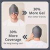 MyHalos Migraine Relief Cap Ice Pack Cold Wrap Reusable Therapy Headaches Sinus