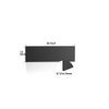 1PC Black ABS Plastic Sheet 1/8 Inch Thick 36 x 12 Inch Texture + Smooth