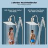 All Metal 12'' Filtered Rainfall Shower Head Combo, High Pressure Handheld Showe