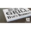 Custom Barbecue Sign Solid Wood Grilling Decoration
