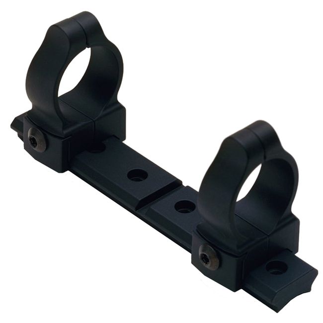 Blackpowder Products Medium Durasight Z-2 Alloy In-Line Rail Base System for Muzzleloaders (Black)