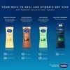 Vaseline Men Body & Face Lotion, Extra Strength, 10 fl oz - 2pc