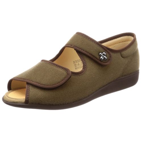 Kaihoshugi KHS-L133SL Women's Sandals, Indoor Shoes, Room Shoes, oak pile
