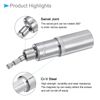 CoCud Socket Accessory Set, 19mm Deep Socket 1/2" Drive 1/2" Universal Joints 1/2" Adapter, Socket Accessories - (Applications: for Home Maintenance), 3-Pieces