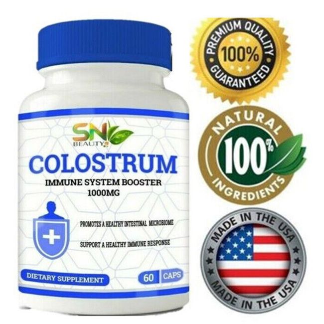COLOSTRUM 1000 MG Supports Immune Health  CALOSTRO BOVINO Bovine colostrum extra