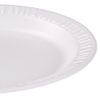 DART 6PWC 6" Foam Plate, Concorde Non-Laminated Foam Dinnerware, White