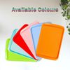 ECO Rectangular Heavy Duty Serving Tray (Orange, Medium)
