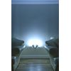 Auraglow Plugin GU10 Spotlight Uplighter Wall Wash Light Plug Socket Lamp with Cool White LED Bulb