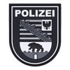 RescPol Rubber Patch Police Saxony-Anhalt Camouflage, black/grey