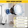 Electric Spin Scrubber Cordless Cleaning Brush Rotating Scrubber Clean Bathroom