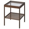 NESNA Bedside Table - Dark Brown 14x14 Inch 905.329.52