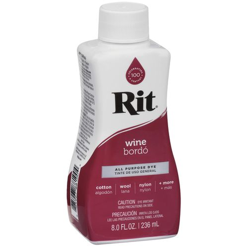 Rit All-Purpose Liquid Dye, Wine 8 Fl Oz