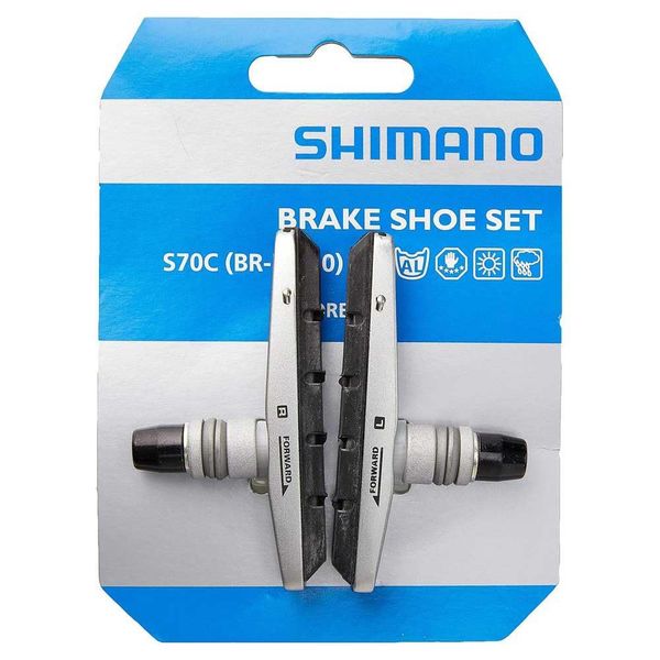 Shimano Bremsschuhsatz S70CBRM770 Bremsschuhe, schwarz, Einheitsgröße