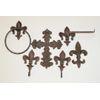 Cast Iron French Victorian Theme Bathroom Hardware Accessories Set Collection