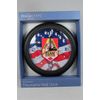 Clock By Mainstays Designed for 'Clive Iowa Fire & Rescue'  9" Diameter  NEW