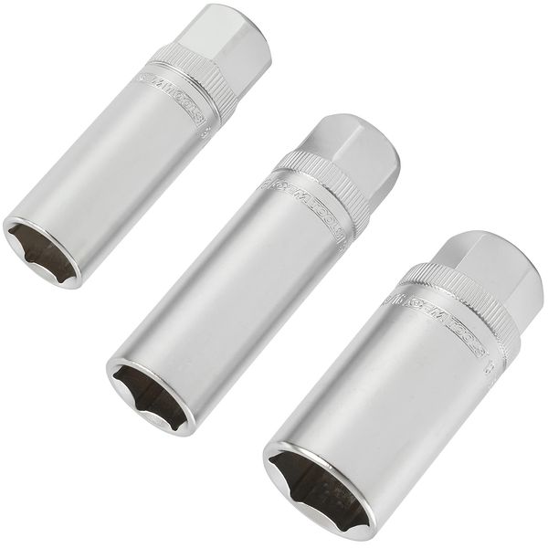 Oemtools 22891 3/8 Drive Magnetic Spark Plug Socket Set, Contains 5/8"