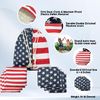 TOYSHARING Cornhole Bags Sets Regulation: American Flag Corn Hole Bean Game