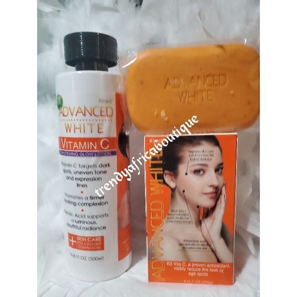 ADVANCE WHITE vitamin C BODY LOTION AND SOAP 💯AUTHENTIC