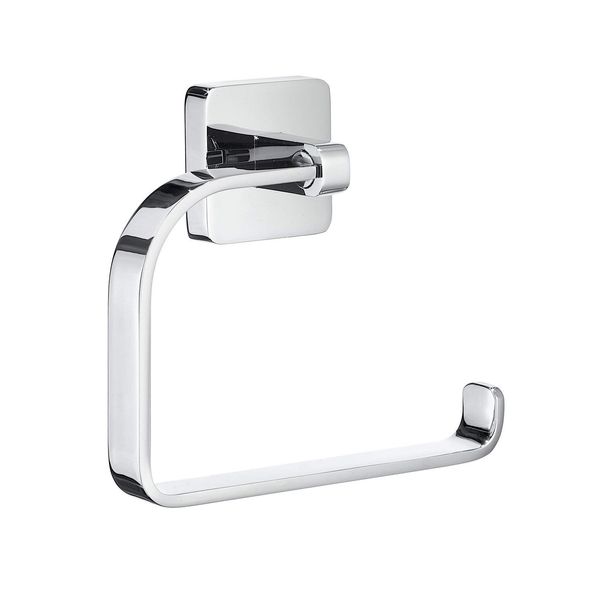 Smedbo "Ice" Toilet Roll Holder without Lid, Polished Chrome, 13 x 4 x 11.3 cm