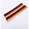 GERMANY GERMAN FLAG 3D EPOXY CAR EMBLEM SET (2) FLEXIBLE DURABLE WATERPROOF