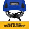 DEWALT DPG22 Blue Type II Class E 4-Point Ratcheting Safety Helmet