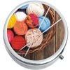 Knitting Medicine Vitamin Compact Pill Box